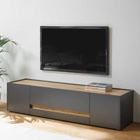 Brandolf TV Board in Anthrazit und Wildeiche Optik 170 cm breit