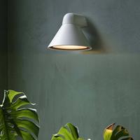 FARO BARCELONA Buitenwandlamp Pals, IP65 mat wit