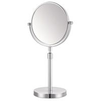 Praxis Make-up spiegel rond 5x vergrotend staand chroom Ø15cm