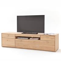 TV-Element TIJUANA-05 Media-Schrank aus massiver Eiche Bianco - B/H/T: 214/56/52cm