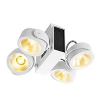 SLV Tec Kalu LED plafondspot 4-lamps, 24° s/w