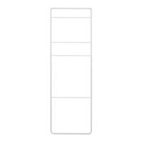 Blomus Handtuchleiter Modo, Handtuchhalter, Stahl Titanbeschichtet, Gummi, White, 170 x 55 cm, 66272 - 