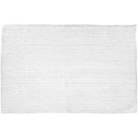 Atmosphera Badkamerkleedje/badmat voor op de vloer wit 50 x 80 cm - Badmatjes