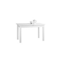 finori 001288 Coburg Weiß 140 x 80 cm Tisch Esszimmertisch Küchentisch ausziehbar auf ca. 180 cm-'SW10770'