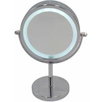 1A-HANDELSAGENTUR LED-Kosmetikspiegel mit Vergrößerung Schminkspiegel Badspiegel Standspiegel