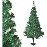 Juskys Weihnachtsbaum künstlich mit Ständer – Tannenbaum aus Kunststoff – Deko Christbaum für Innen – Kunstbaum grün – 150 cm