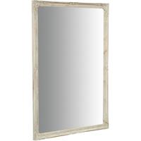 BISCOTTINI Spiegel Wandspiegel und vertikale/horizontale Hängespiegel L60xPR3xH90 cm antikweiß