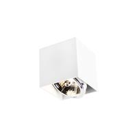 QAZQA Design Spot viereck 1-Flammig weiß - Box