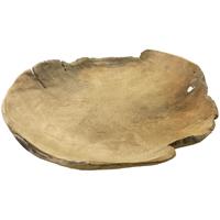 excellenthouseware Dekoschale aus Teak-Holz, ø 40 cm