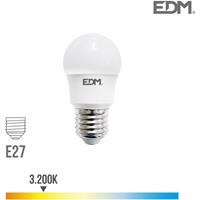 EDM Sphärische Glühlampe LED E27 8,5 W 940 lm 3200k warmes Licht 