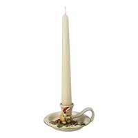 GOEBEL PORZELLAN GMBH Goebel Kerzenhalter Hase, Weihnachten, Deko, Kerzenständer, Steingut, Bordeaux, 66703711