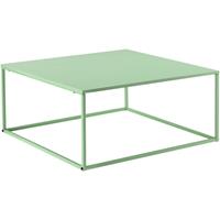 [EN.CASA] Couchtisch Lebus 38x85x85 cm Metall Pastellgrün