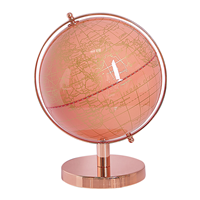 Beliani Wereldbol roze 28 cm CABOT
