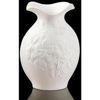 GOEBEL PORZELLAN GMBH Goebel Kaiser Porzellan Floralie Vase, Blumenvase, Dekovase, Dekoration, Porzellan, Weiß, 25 cm, 14002067