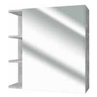 Vicco Spiegelschrank FYNN 62 cm Beton Grau - Spiegel Hängespiegel Badspiegel - 
