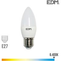 EDM LED Kerzenlampe e27 5w 400 lm 6400k Kaltlicht   98838