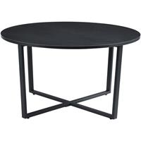 [EN.CASA] Couchtisch Vadstena 45x80cm Schwarz