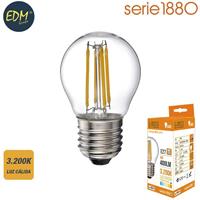 EDM LED Glühbirne kugelförmigen Faden 4W 400 Lumen E27 3200K warmes Licht 98610