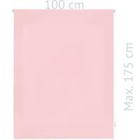 PURLINE Rollo 100X175 ROSE Polyester Durchscheinend con Wand- oder Deckenbefestigung