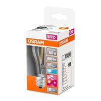 Osram LED DAYLIGHT SENSOR CLASSIC A 60 BOX Kaltweiß Filament Klar E27 Glühlampe, 435100 - 