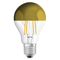 Osram LED STAR MIRROR CLASSIC A 50 BOX Warmweiß Filament Gold Verspiegelt E27 Glühlampe, 435346
