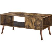 [EN.CASA] Couchtisch Karlshamn 45x100x50cm Dunkler Holzton