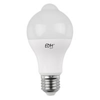 EDM GRUPO 12W LED-Lampe mit Dämmerungs- und Anwesenheitssensor E27 3200K