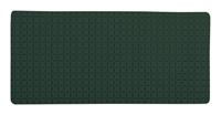 MSV Douche/bad anti-slip mat badkamer - rubber - groen -A 76 x 36 cm - Badmatjes