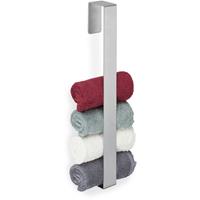 RELAXDAYS Handtuchhalter, 430er Edelstahl, selbstklebend, Küche, Bad, Handtuchstange ohne Bohren, HBT 45x4x6 cm, silber