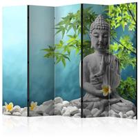 ARTGEIST 5teiliges Paravent Meditating Buddha cm 225x172 - 