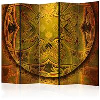 ARTGEIST 5teiliges Paravent Mandala Golden P cm 225x172 - 