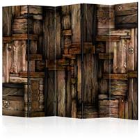 ARTGEIST 5teiliges Paravent Wooden puzzle II cm 225x172 - 