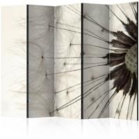 ARTGEIST 5teiliges Paravent White Dandelion I cm 225x172 - 