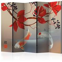 ARTGEIST 5teiliges Paravent Happy Fish II Ro cm 225x172 - 