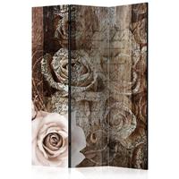 ARTGEIST 3teiliges Paravent Old Wood e Roses cm 135x172 