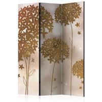 ARTGEIST 3teiliges Paravent Golden Garden Ro cm 135x172 - 