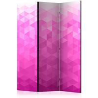 ARTGEIST 3teiliges Paravent PInk pixel Room cm 135x172 - 