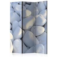 ARTGEIST 3teiliges Paravent White Pebbles Ro cm 135x172 - 