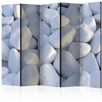 ARTGEIST 5teiliges Paravent White Pebbles II cm 225x172 - 