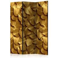 ARTGEIST 3teiliges Paravent Golden Leaves Ro cm 135x172 - 