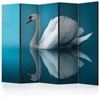 ARTGEIST 5teiliges Paravent swan reflection cm 225x172 - 