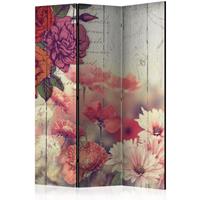 ARTGEIST 3teiliges Paravent Vintage Flowers cm 135x172 - 