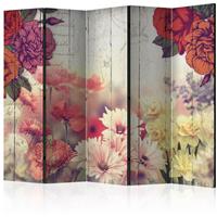 ARTGEIST 5teiliges Paravent Vintage Flowers I cm 225x172 - 