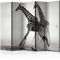 ARTGEIST 5teiliges Paravent Giraffes II Room cm 225x172 - 