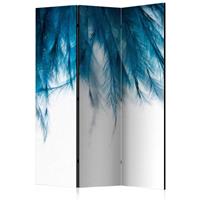 ARTGEIST 3teiliges Paravent Sapphire Feathers cm 135x172 - 