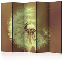 ARTGEIST 5teiliges Paravent dandelion sepia cm 225x172 - 