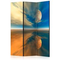 ARTGEIST 3teiliges Paravent Fly me to the moo cm 135x172 - 