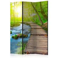 ARTGEIST 3teiliges Paravent Green forest Roo cm 135x172 - 