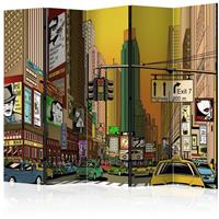 ARTGEIST 5teiliges Paravent Vibrant city NY cm 225x172 - 