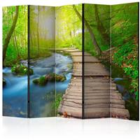 ARTGEIST 5teiliges Paravent Green forest II cm 225x172 - 